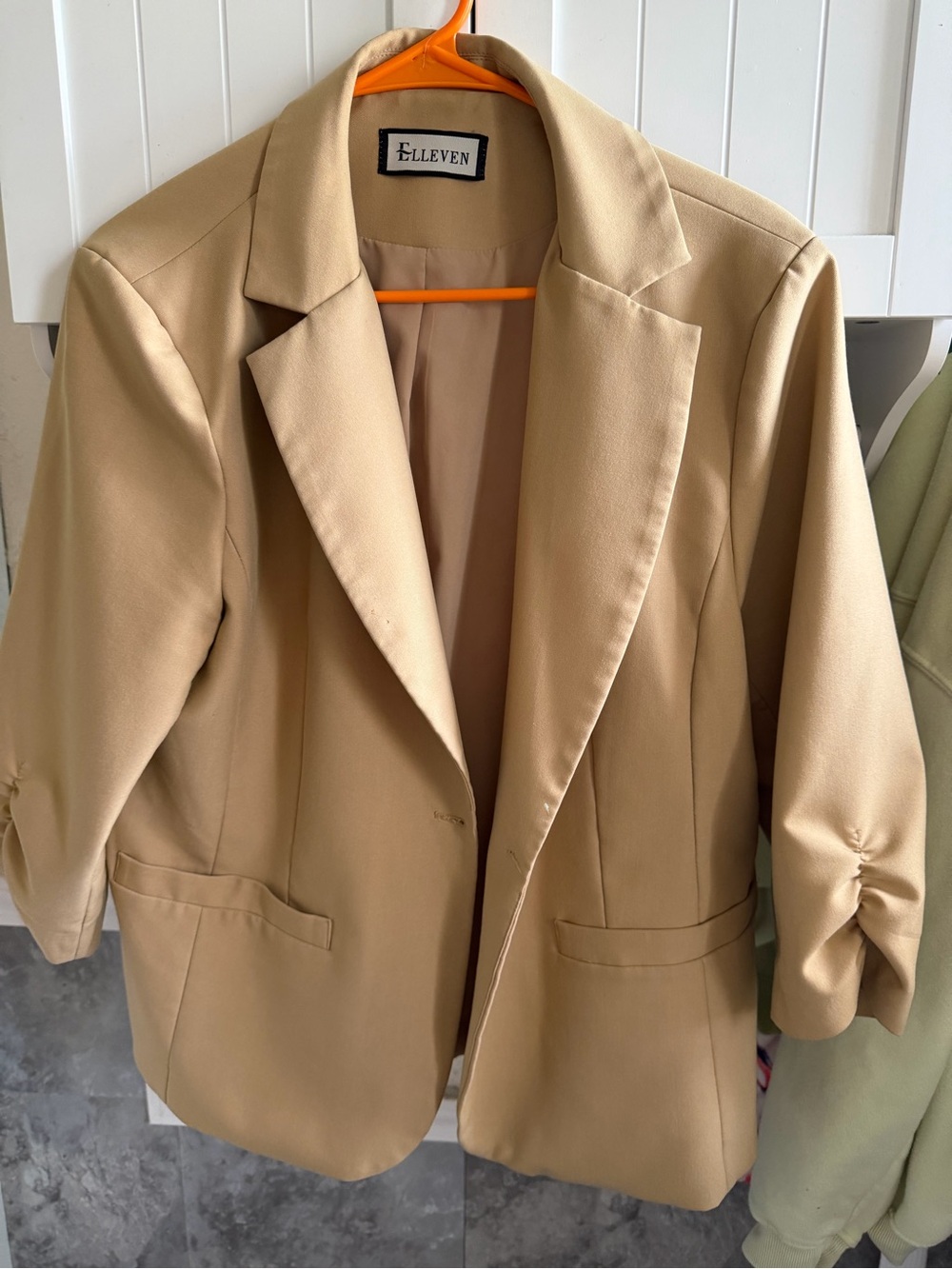 Women's Camel Blazer Jacket